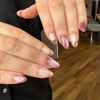 Leeds nail tech biab russian hard gel extentions
